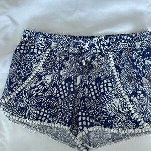 Lilly Pulitzer for Target Pom Pom Trimmed Women's Shorts XS